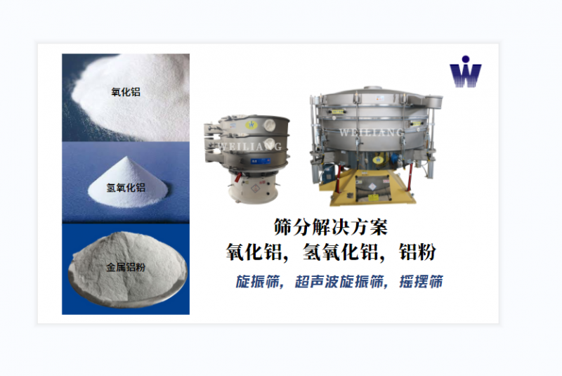氧化鋁、氫氧化鋁、金屬鋁粉篩分案例